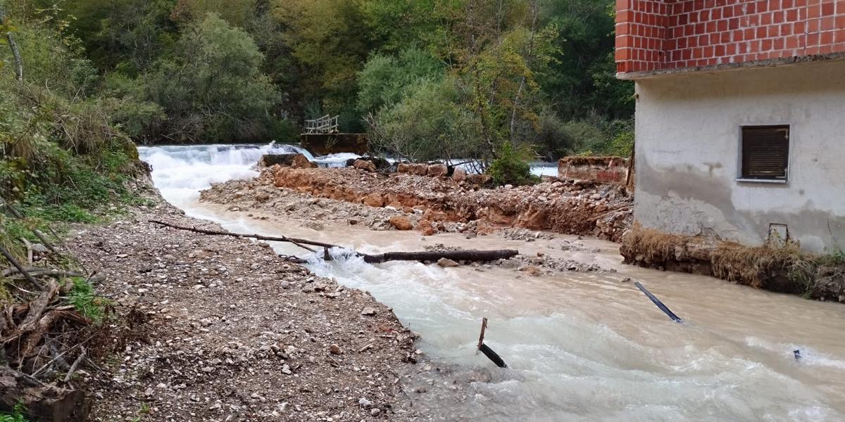 Naknadna devastacija zbog gradilišta hidroelektrane ''Una-Mlin''