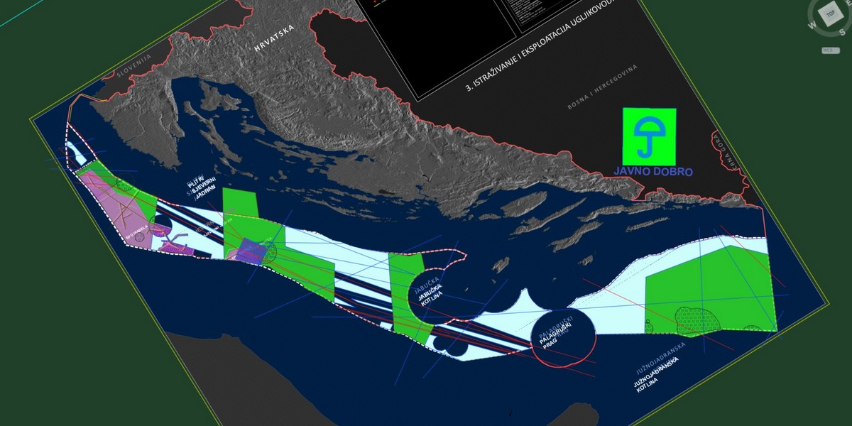 Brankovo sazvježđe ''IGP'' - Prostorni plan Isključivog gospodarskog pojasa ribogojilišta
