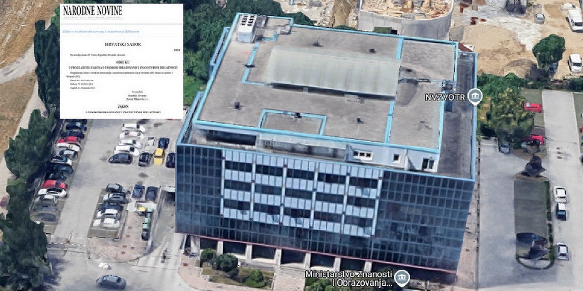 Ministarstvo znanosti - Zakon o visokom obrazovanju i znanosti