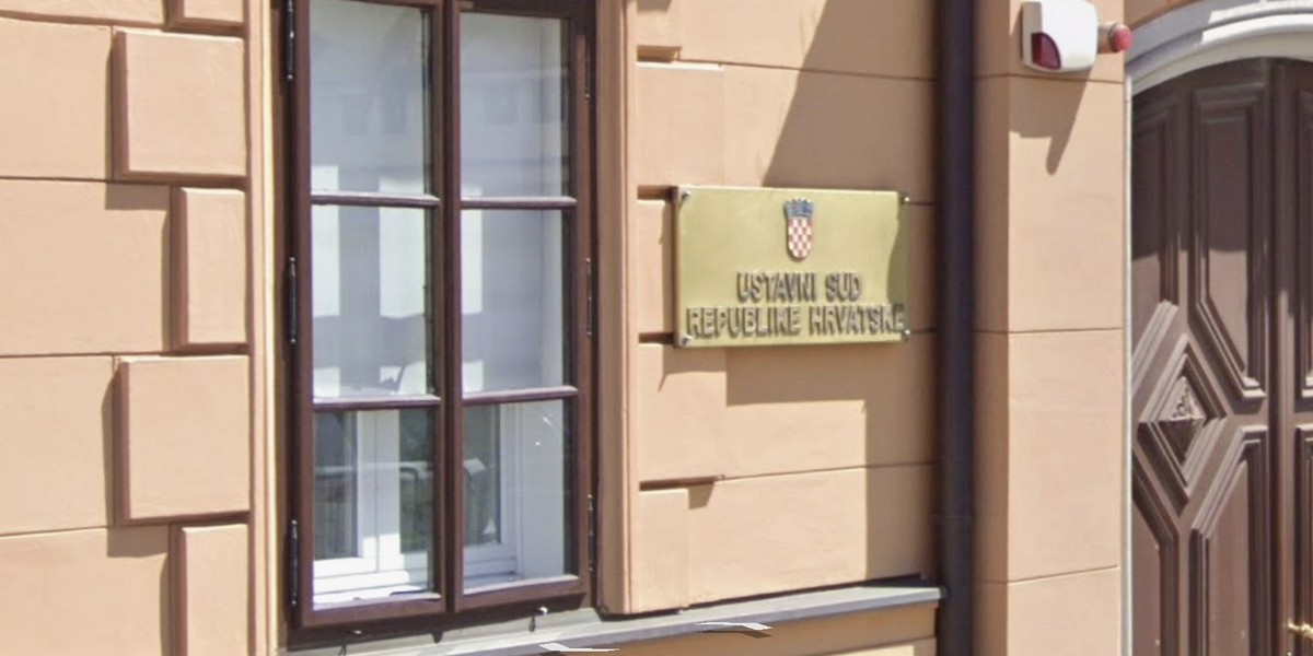 Screenshot Google maps - Ustavni sud